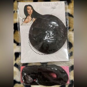 BELLAMI Hair (2) Extensions *NEW*  Piccolina 120g 18inches Dark Brown